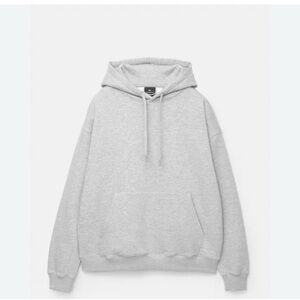 Pull and Bear White Hoodie